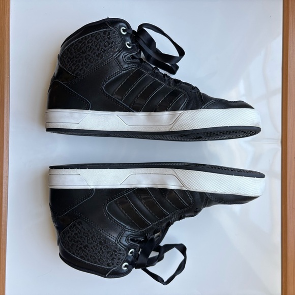 Adidas Neo Raleigh Mid Basketball Athletic Sneakers Womens Size 7.5 Cheetah - Picture 3 of 16